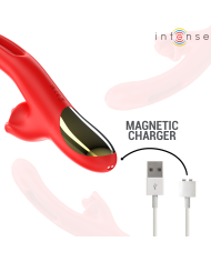 INTENSE JESSICA VIBRADOR MULTIFUNCION ESTIMULACION CLITORIS 248 CM ROJO
