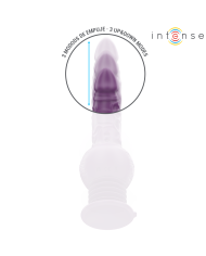 INTENSE TATUM VIBRADOR MULTIFUNCION CON VIBRACION UP AND DOWN 24 CM MORADO