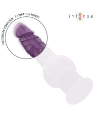 INTENSE TATUM VIBRADOR MULTIFUNCION CON VIBRACION UP AND DOWN 24 CM MORADO