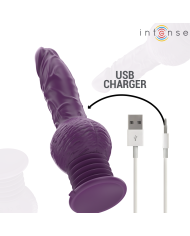 INTENSE TATUM VIBRADOR MULTIFUNCION CON VIBRACION UP AND DOWN 24 CM MORADO