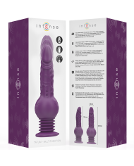 INTENSE TATUM VIBRADOR MULTIFUNCION CON VIBRACION UP AND DOWN 24 CM MORADO