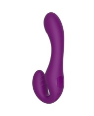 XOCOON STRAPLESS STRAP ON VIBRADOR 2 EN 1 CON CONTROL REMOTO MORADO
