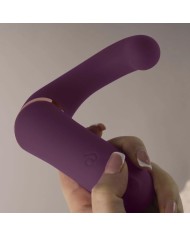 ROCKS OFF GEMINI VIBRADOR DUAL PUNTO G Y ESTIMULADOR CLITORIS MORADO