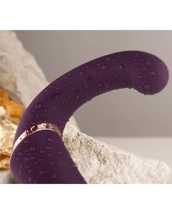 ROCKS OFF GEMINI VIBRADOR DUAL PUNTO G Y ESTIMULADOR CLITORIS MORADO