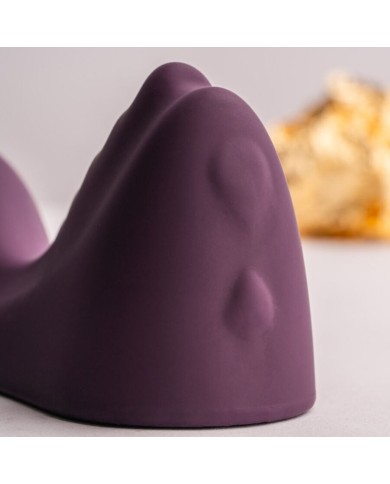 ROCKS OFF RUBY GLOW VIBRADOR SIT ON MORADO