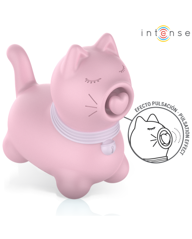 INTENSE MARIE ESTIMULADOR CON LENGUA EFECTO PULSACION ROSA