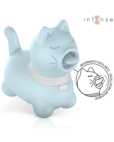 INTENSE DUCHESS ESTIMULADOR CON LENGUA ROTATIVA 360º AZUL