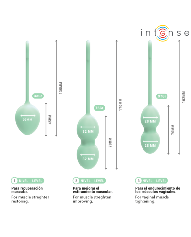INTENSE CHARLI KIT BOLAS KEGEL JADE