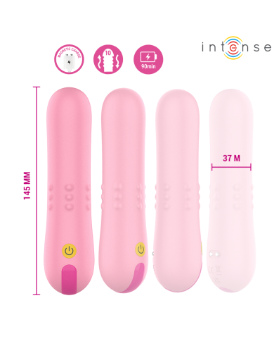 INTENSE BARBARA VIBRADOR CON PERLAS GIRATORIAS