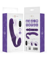 INTENSE JILL VIBRADOR DOBLE 20 CM VIOLETA CONTROL REMOTO