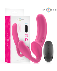 INTENSE AMY VIBRADOR DOBLE 20 CM ROSA CONTROL REMOTO