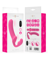 INTENSE AMY VIBRADOR DOBLE 20 CM ROSA CONTROL REMOTO