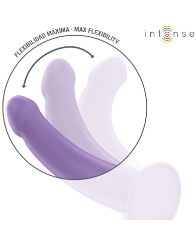 INTENSE EDDIE VIBRADOR 175 CM 10 VIBRACIONES MORADO CONTROL REMOTO