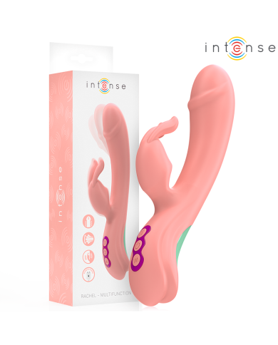INTENSE RACHEL VIBRADOR RABBIT 5 VIBRACIONES ROSA
