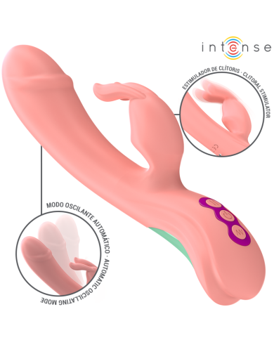 INTENSE RACHEL VIBRADOR RABBIT 5 VIBRACIONES ROSA