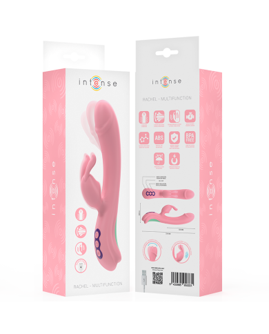 INTENSE RACHEL VIBRADOR RABBIT 5 VIBRACIONES ROSA