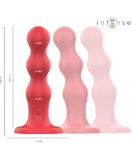 INTENSE CODY VIBRADOR CON VENTOSA ROJO CONTROL REMOTO