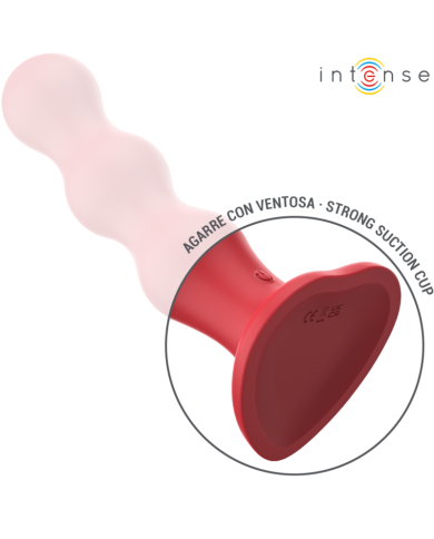 INTENSE CODY VIBRADOR CON VENTOSA ROJO CONTROL REMOTO