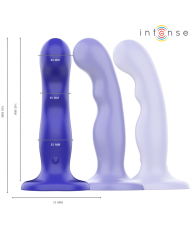 INTENSE SHORTY VIBRADOR CON VENTOSA AZUL CONTROL REMOTO