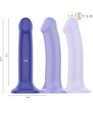 INTENSE VICTORIA VIBRADOR CON VENTOSA 10 VIBRACIONES AZUL OSCURO CONTROL REMOTO