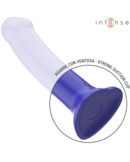 INTENSE VICTORIA VIBRADOR CON VENTOSA 10 VIBRACIONES AZUL OSCURO CONTROL REMOTO