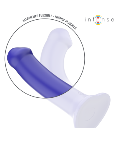 INTENSE VICTORIA VIBRADOR CON VENTOSA 10 VIBRACIONES AZUL OSCURO CONTROL REMOTO