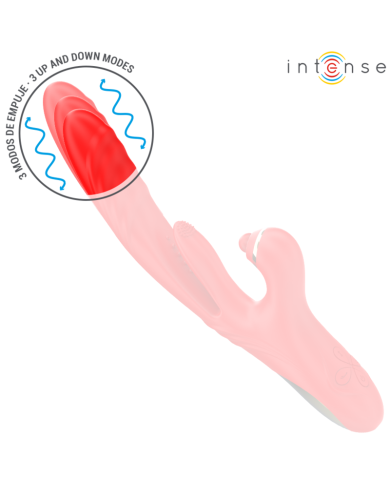 INTENSE ROSALIA VIBRADOR MULTIFUNCION 3 EN 1 ROJO