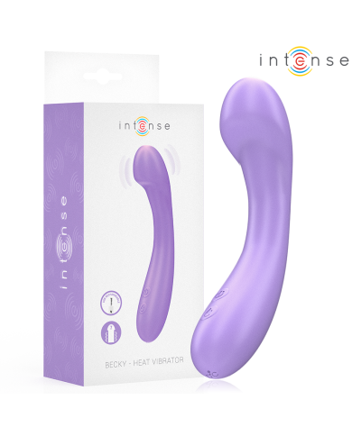 INTENSE BECKY VIBRADOR 19 CM CALENTABLE 7 VIBRACIONES MORADO