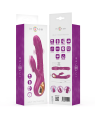 INTENSE HALLE VIBRADOR MULTIFUNCION CON LENGUA ESTIMULADORA EN FORMA DE DELFIN MORADO