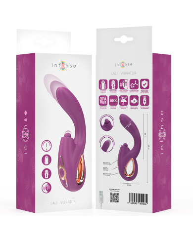 INTENSE LALI VIBRADOR PUNTO G MULTIFUNCION ESTIMULACION EMPUJE VIBRACION MORADO
