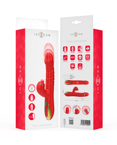INTENSE THALIA VIBRACION EMPUJE ESTIMULACION ROJO