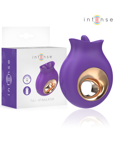 INTENSE TULI ESTIMULADOR CLITORIS 9 VIBRACIONES 9 OSCILACIONES MORADO