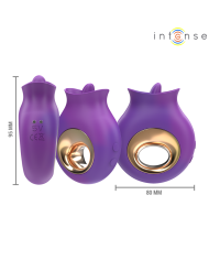 INTENSE TULI ESTIMULADOR CLITORIS 9 VIBRACIONES 9 OSCILACIONES MORADO