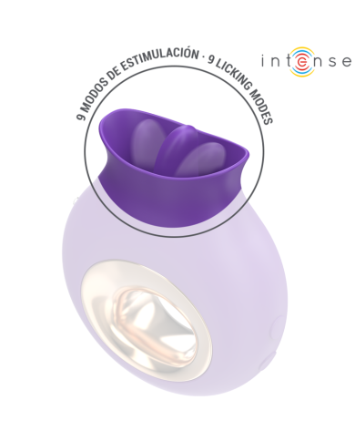 INTENSE TULI ESTIMULADOR CLITORIS 9 VIBRACIONES 9 OSCILACIONES MORADO