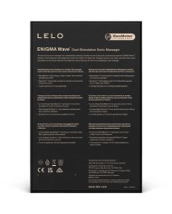 LELO ENIGMA WAVE MASAJEADOR TRIPLE VIBRACION NEGRO