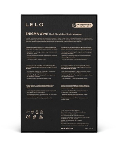 LELO ENIGMA WAVE MASAJEADOR TRIPLE VIBRACION MORADO
