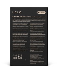 LELO ENIGMA DOUBLE SONIC VIBRADOR PUNTO G NEGRO