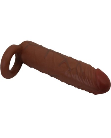 PRETTY LOVE KAILE FUNDA PARA PENE CON EXTENSION DE 25 CM MULATO PRETTY LOVE KAILE FUNDA PARA PENE CON EXTENSION DE 25 CM MULATO