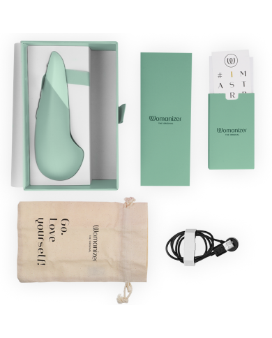 WOMANIZER VIBE VIBRADOR LAY ON SILENCIOSO VERDE CLARO
