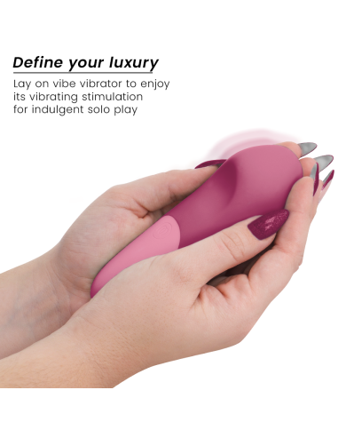 WOMANIZER VIBE VIBRADOR LAY ON SILENCIOSO ROSA OSCURO