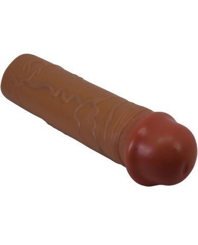 PRETTY LOVE NILE FUNDA PARA PENE CON EXTENSION DE 25 CM MULATO PRETTY LOVE NILE FUNDA PARA PENE CON EXTENSION DE 25 CM MULATO