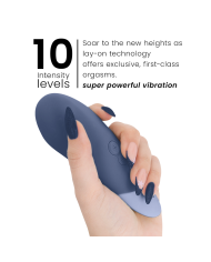 WOMANIZER VIBE VIBRADOR LAY ON SILENCIOSO AZUL OSCURO