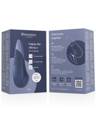 WOMANIZER VIBE VIBRADOR LAY ON SILENCIOSO AZUL OSCURO