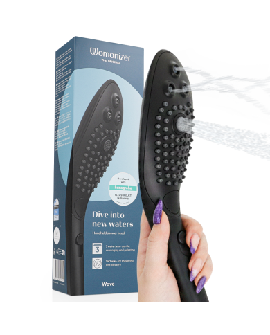 WOMANIZER WAVE CABEZAL DE DUCHA ESTIMULADOR DE CLITORIS NEGRO