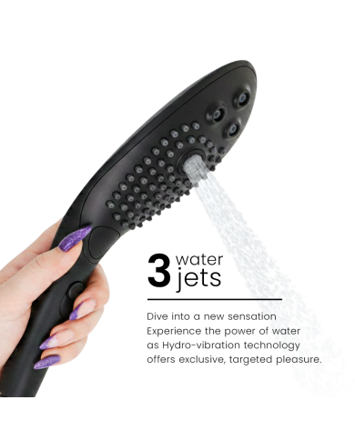 WOMANIZER WAVE CABEZAL DE DUCHA ESTIMULADOR DE CLITORIS NEGRO