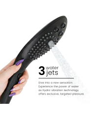 WOMANIZER WAVE CABEZAL DE DUCHA ESTIMULADOR DE CLITORIS NEGRO