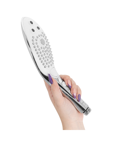 WOMANIZER WAVE CABEZAL DE DUCHA ESTIMULADOR DE CLITORIS PLATEADO