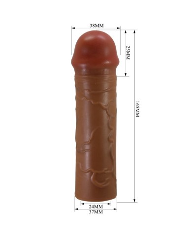 PRETTY LOVE NILE FUNDA PARA PENE CON EXTENSION DE 25 CM MULATO PRETTY LOVE NILE FUNDA PARA PENE CON EXTENSION DE 25 CM MULATO