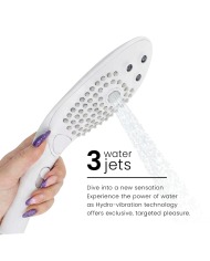 WOMANIZER WAVE CABEZAL DE DUCHA ESTIMULADOR DE CLITORIS BLANCO