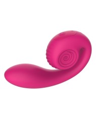 SNAIL VIBE GIZI LITE VIBRADOR DUAL PUNTO G Y CLITORIS ROSA